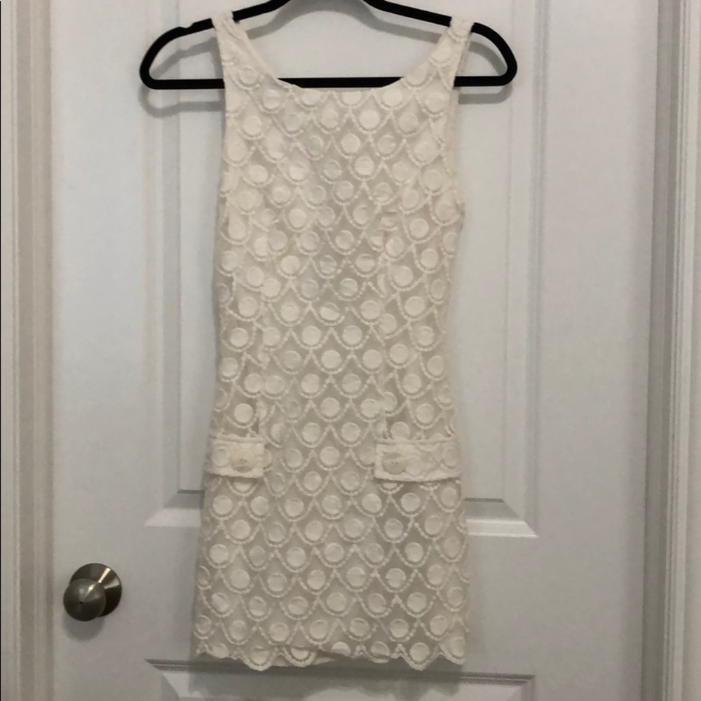 bebe Ivory Mini Dress
